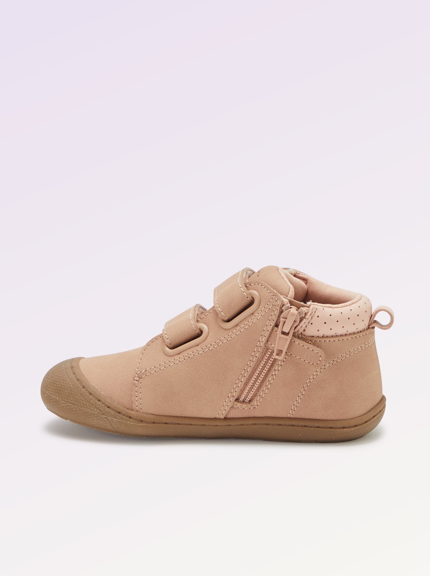 Chaussures motricité 3 '1ers pas' - Kitchoun - Rose