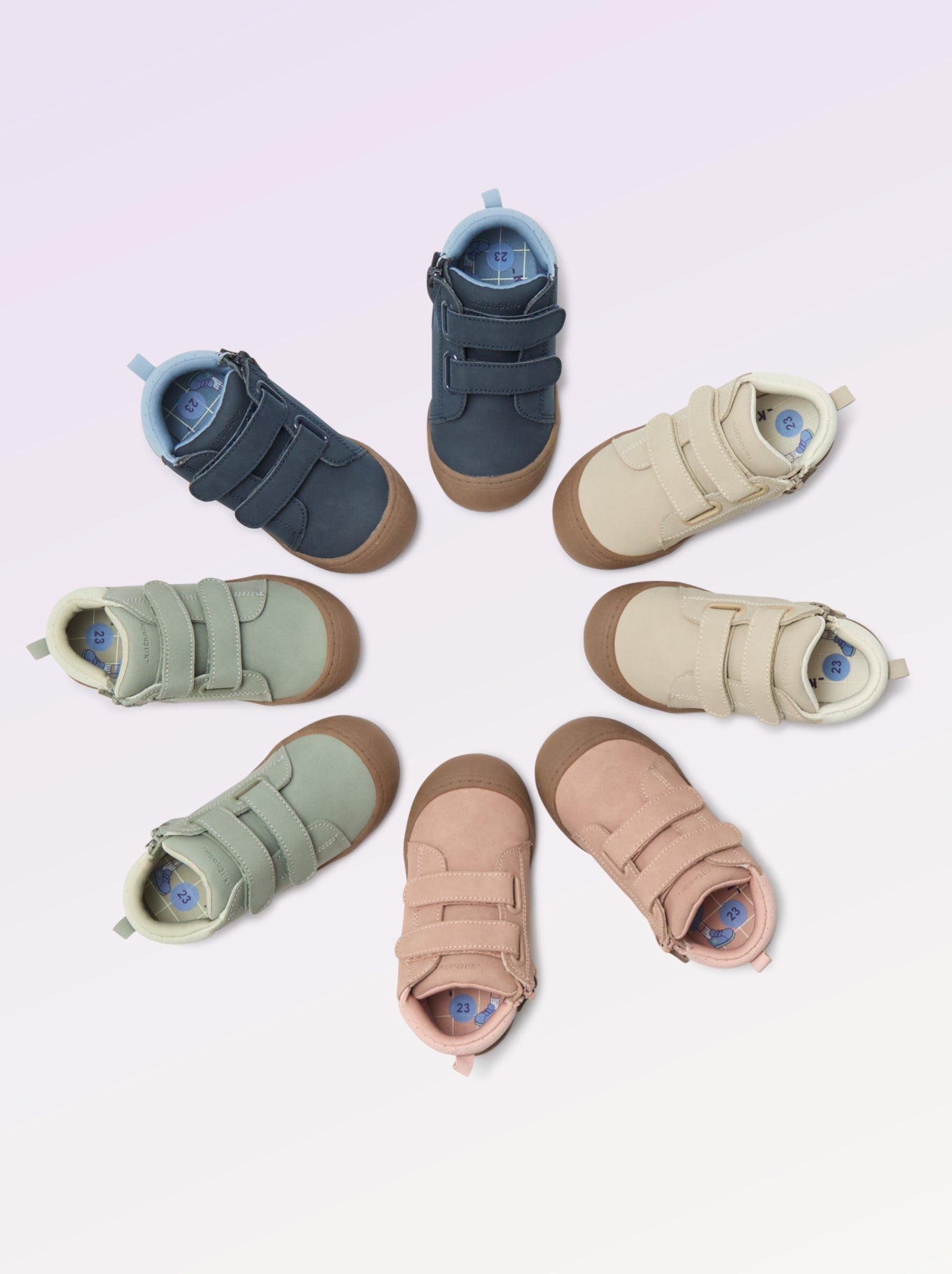Chaussures motricité 3 '1ers pas' - Kitchoun - Rose