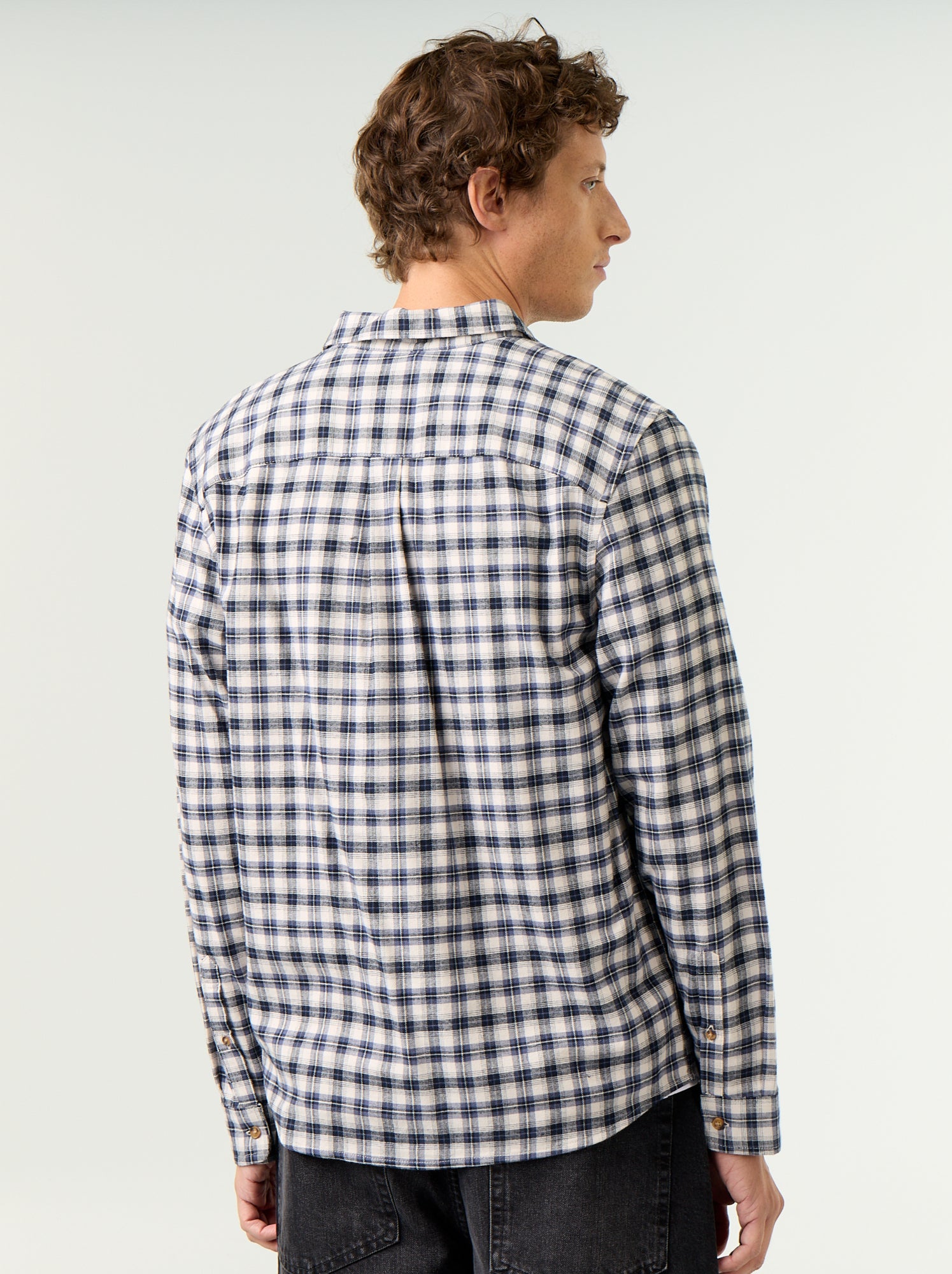 Chemise à carreaux - Bleu (GAW86_1)