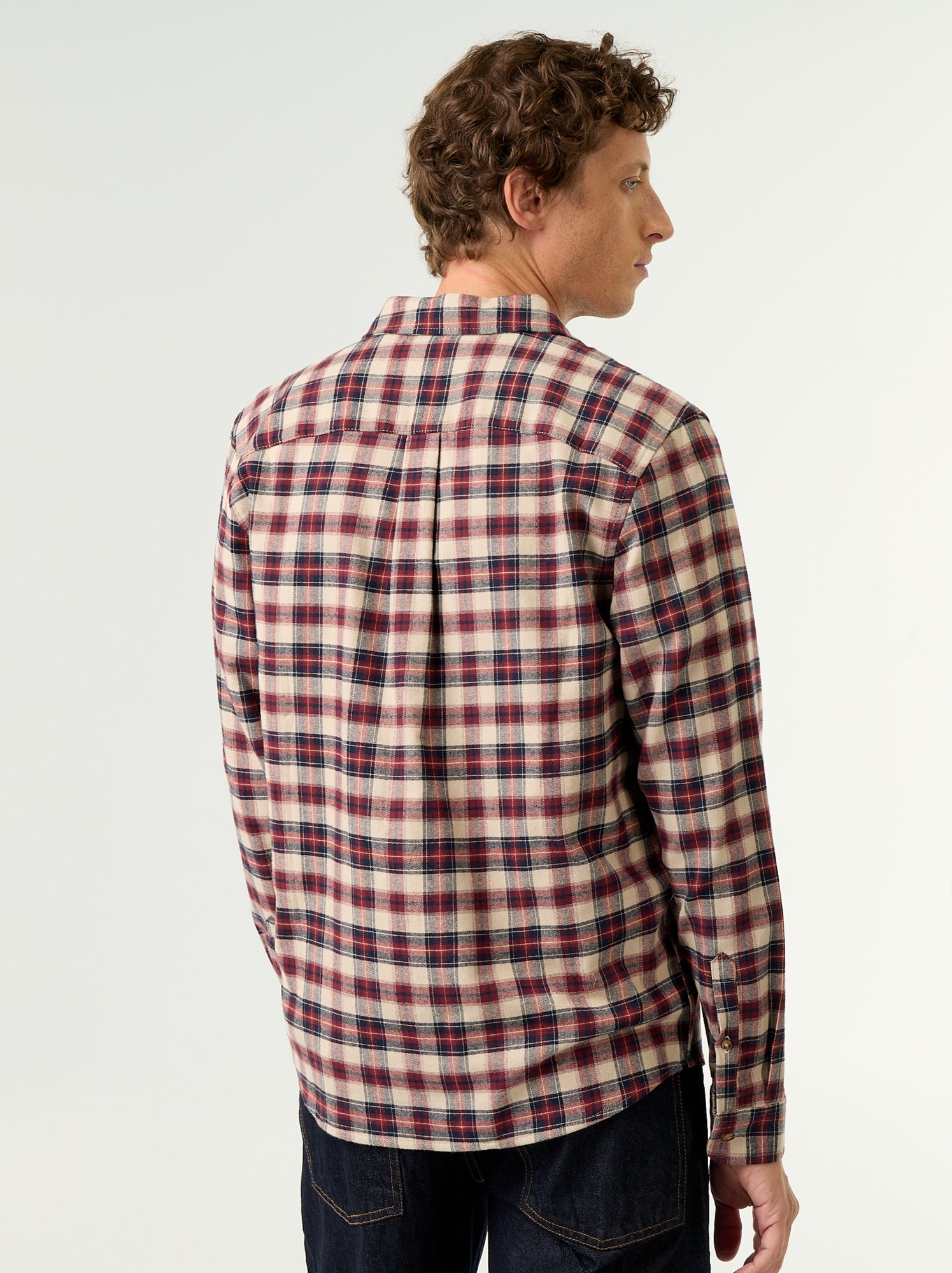 Chemise à carreaux - Marron (GAW86_5)