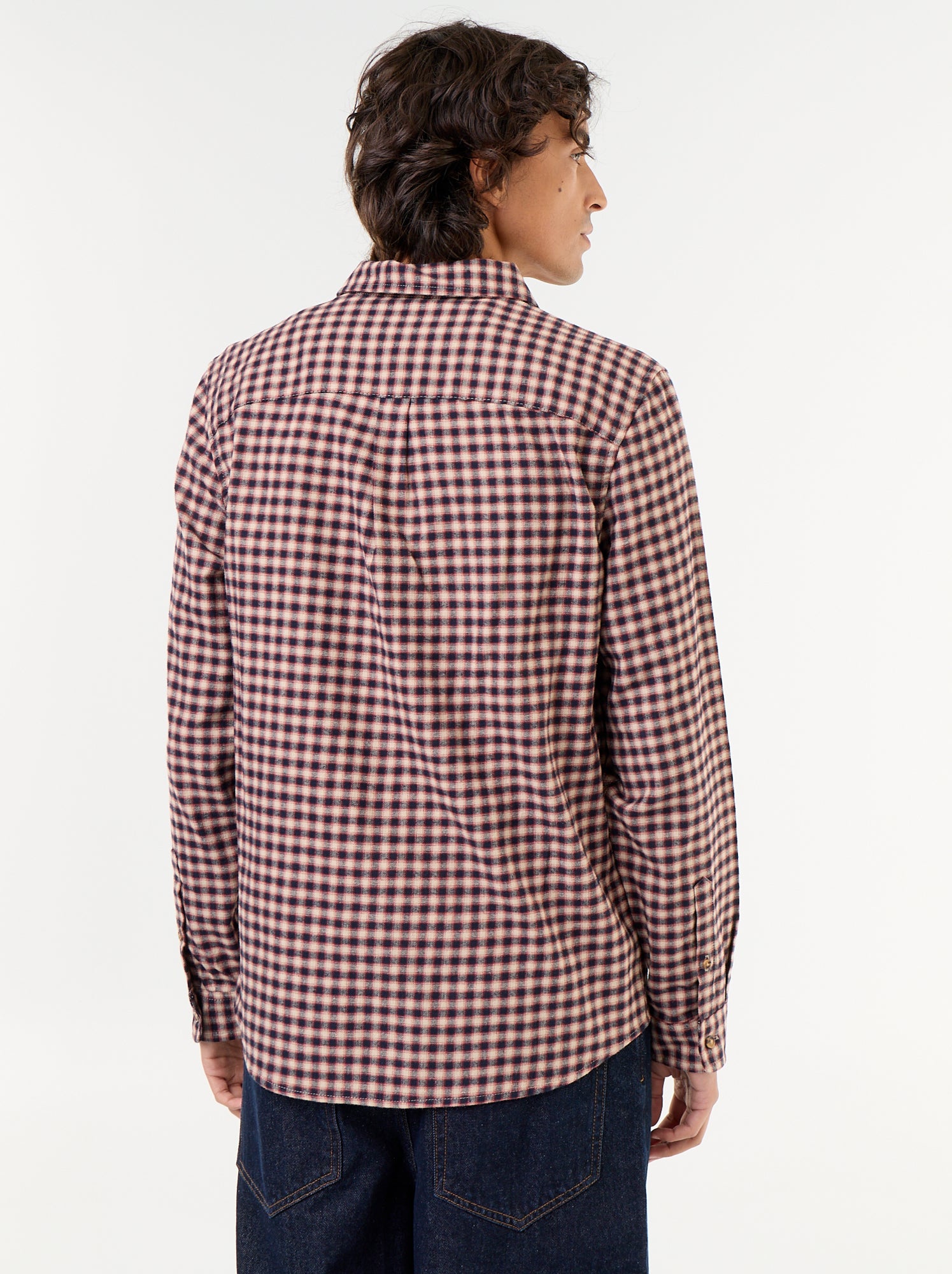 Chemise à carreaux - Marron (GAW86_7)