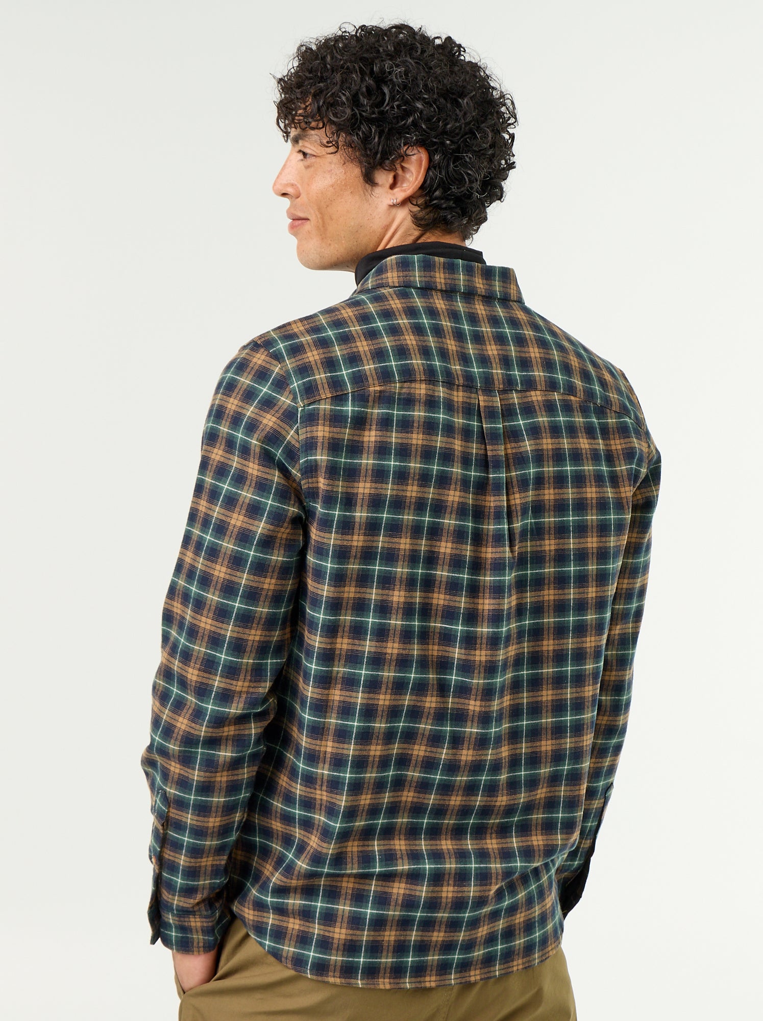 Chemise à carreaux - Vert (GAW86_3)