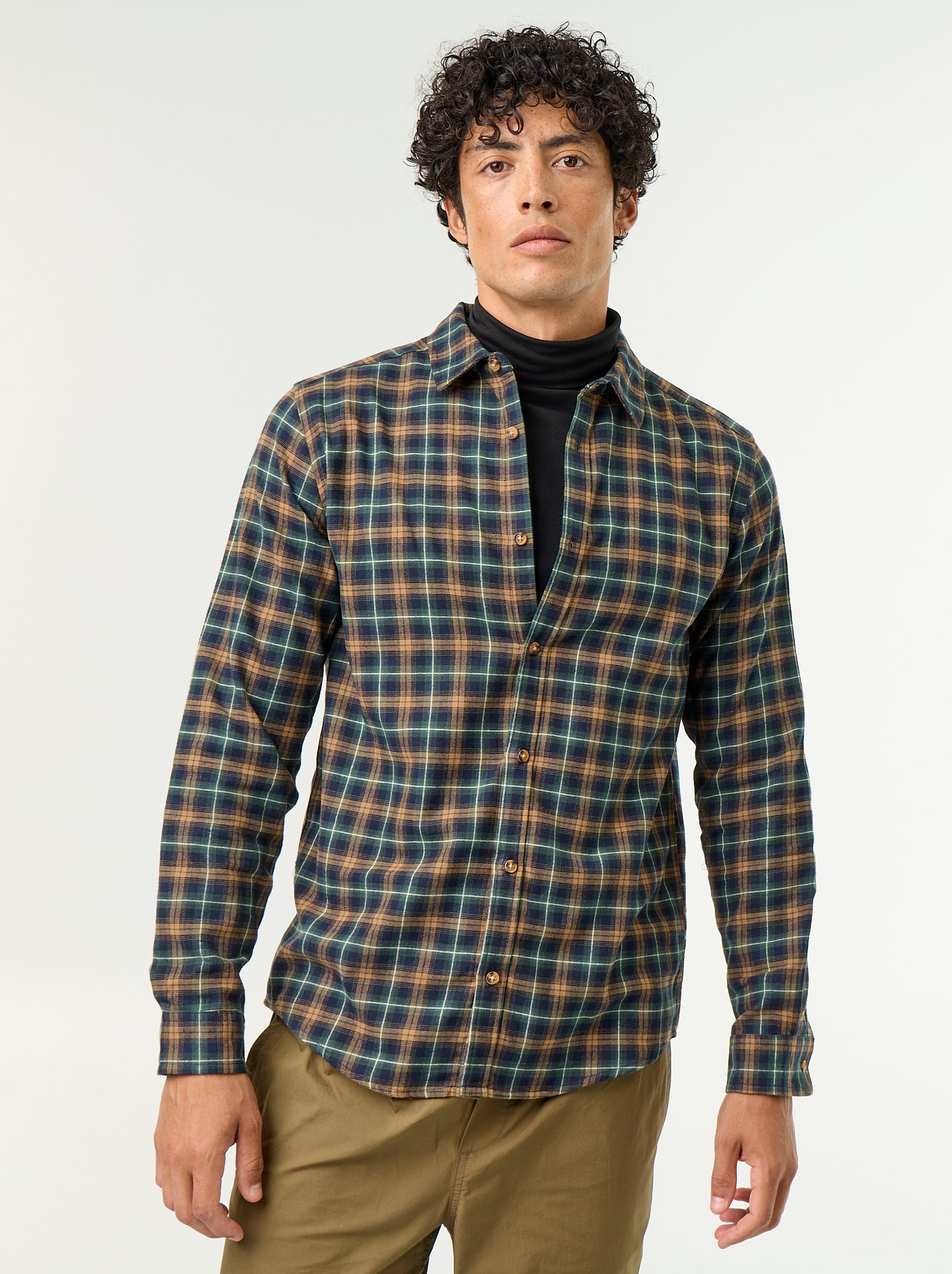 Chemise à carreaux - Vert (GAW86_3)