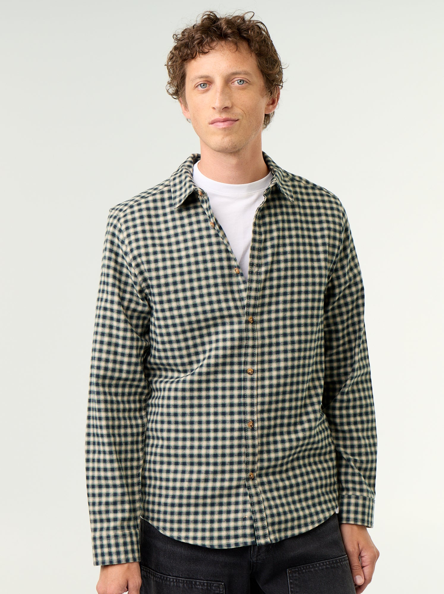 Chemise à carreaux - Vert (GAW86_4)