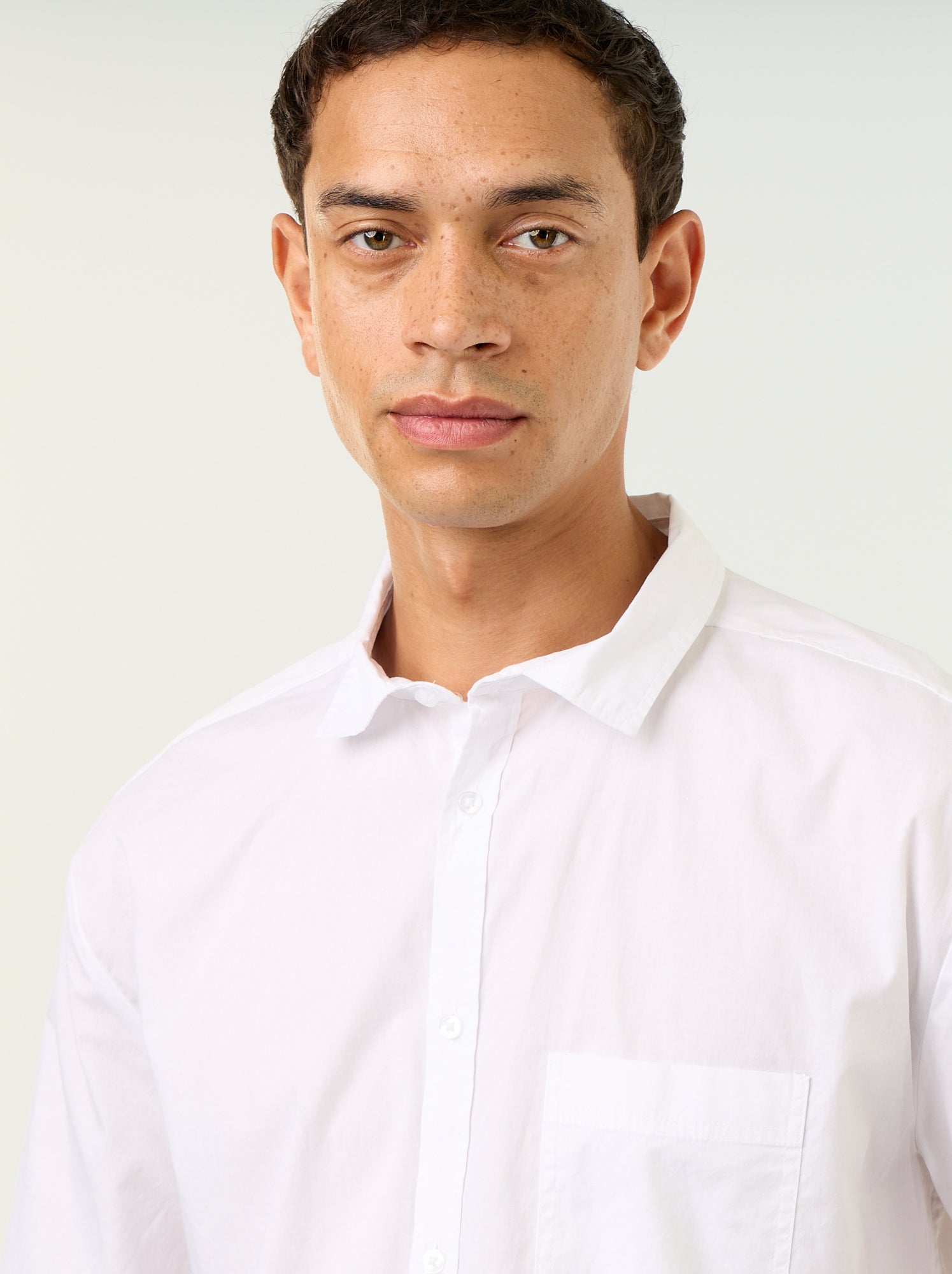 Chemise à manches courtes - Blanc
