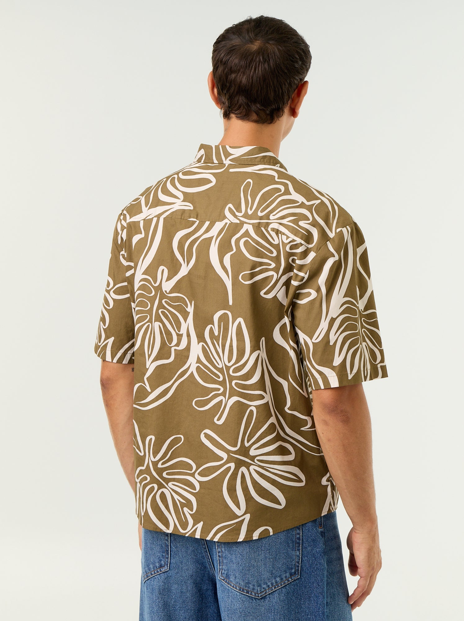 Chemise à manches courtes - Kaki