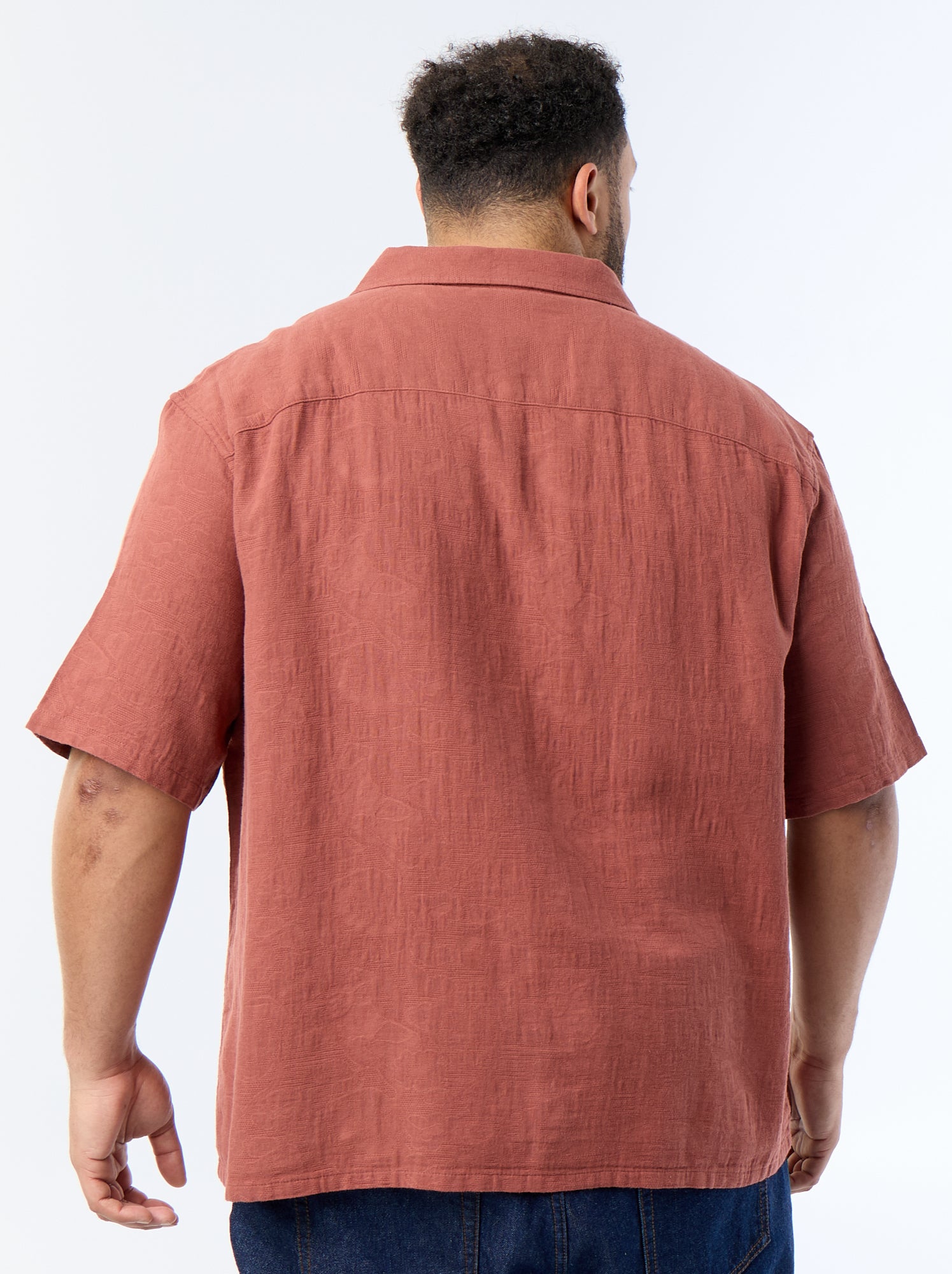 Chemise à manches courtes - Marron