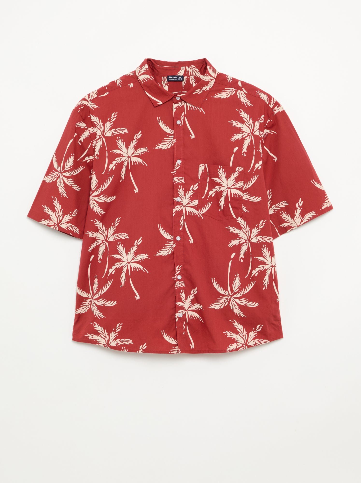 Chemise à manches courtes - Rouge