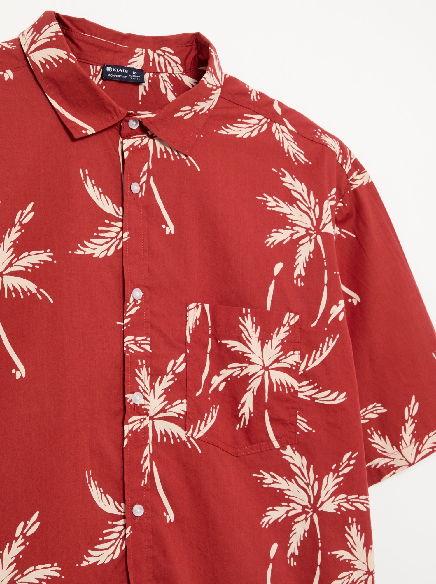 Chemise à manches courtes - Rouge
