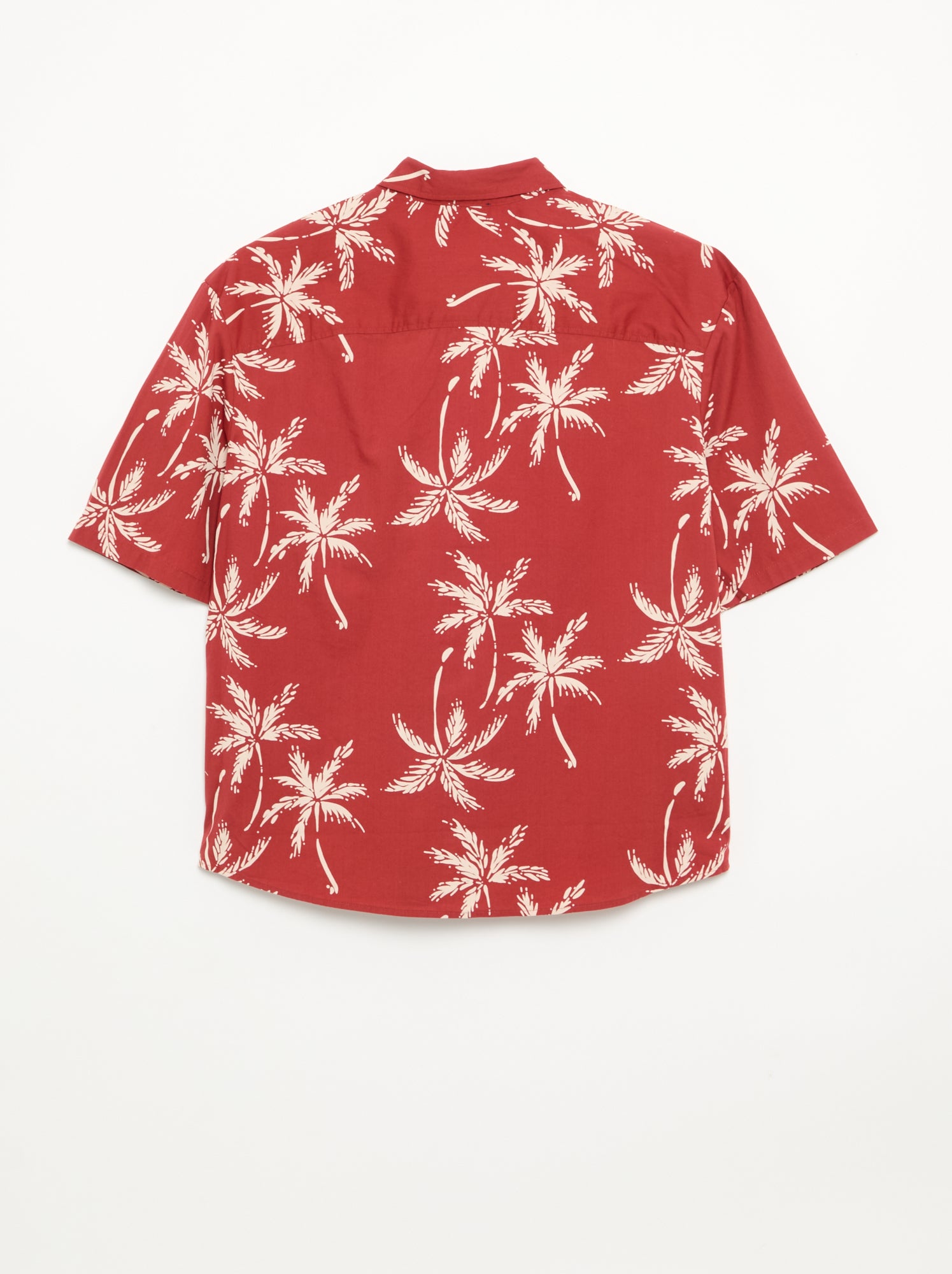 Chemise à manches courtes - Rouge