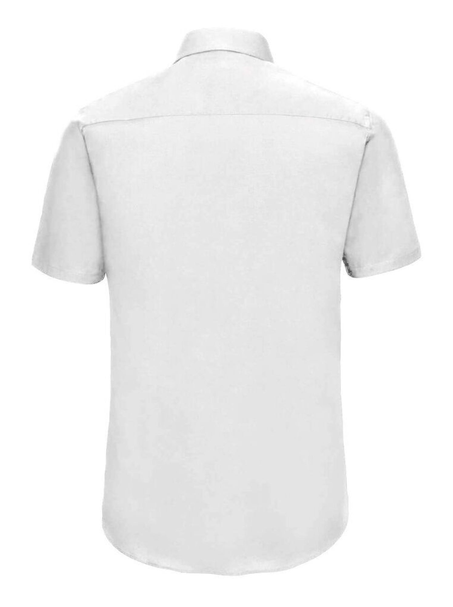 Chemise à manches courtes Russell Collection pour homme - Blanc