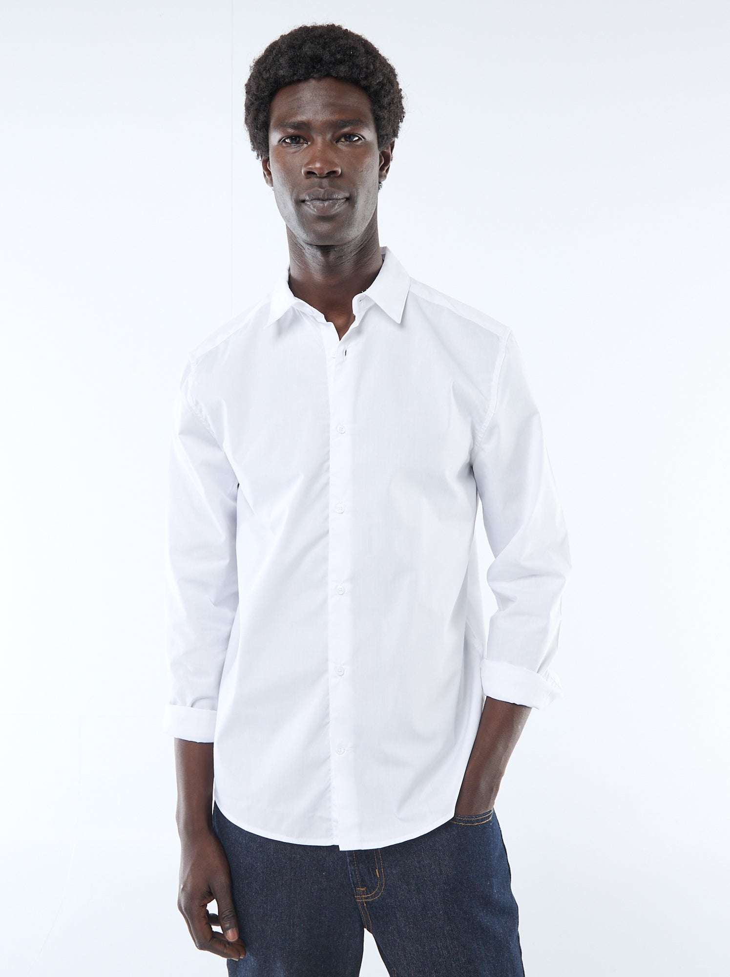 Chemise droite - Blanc