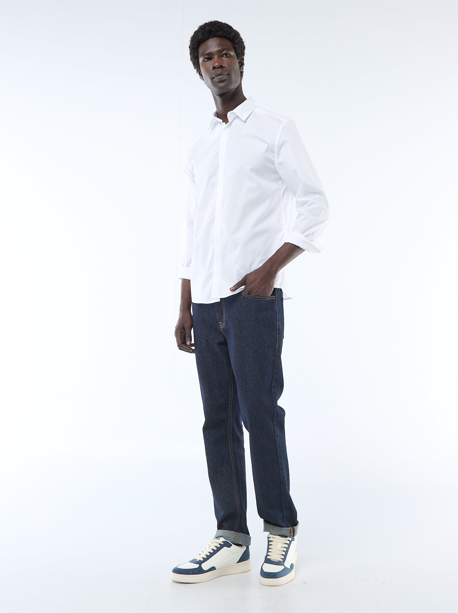 Chemise droite - Blanc