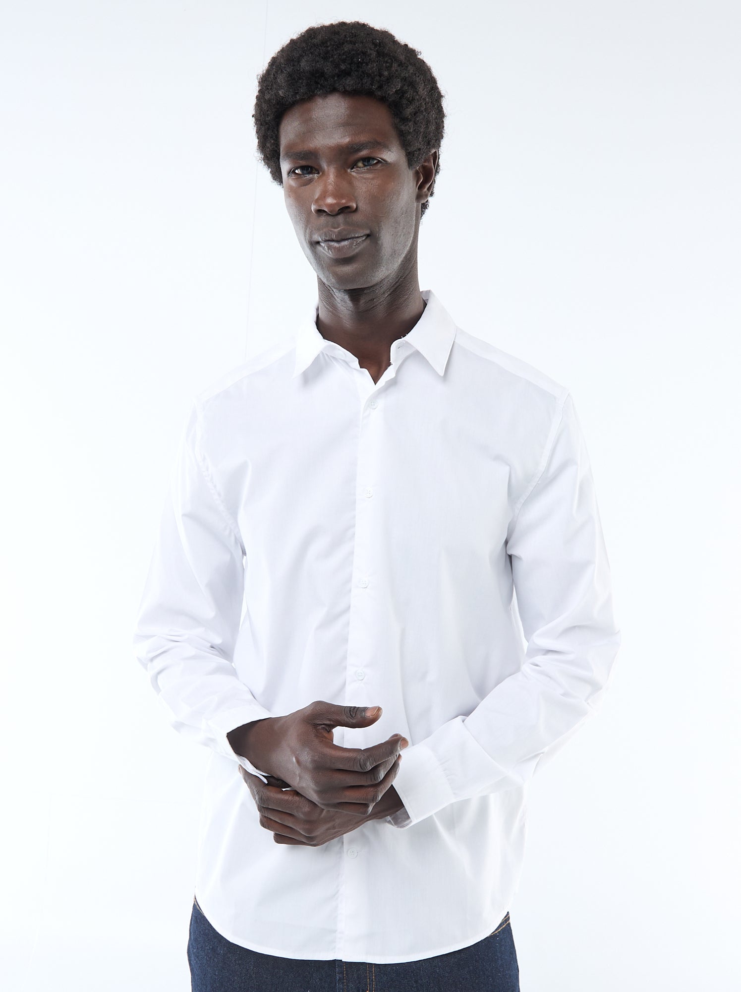 Chemise droite - Blanc