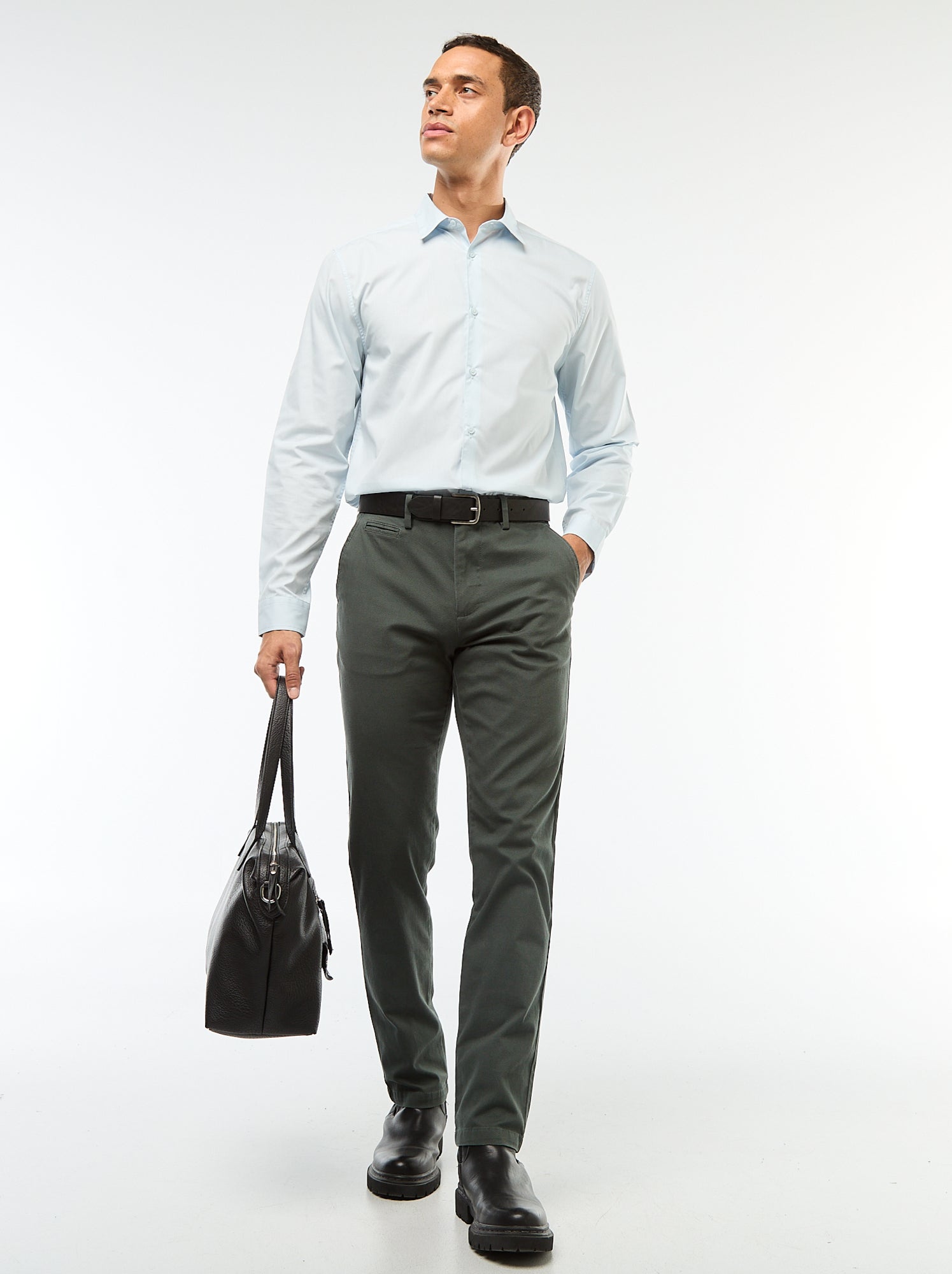 Chemise droite - Bleu