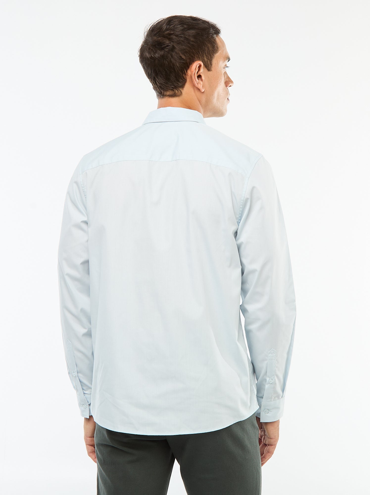 Chemise droite - Bleu