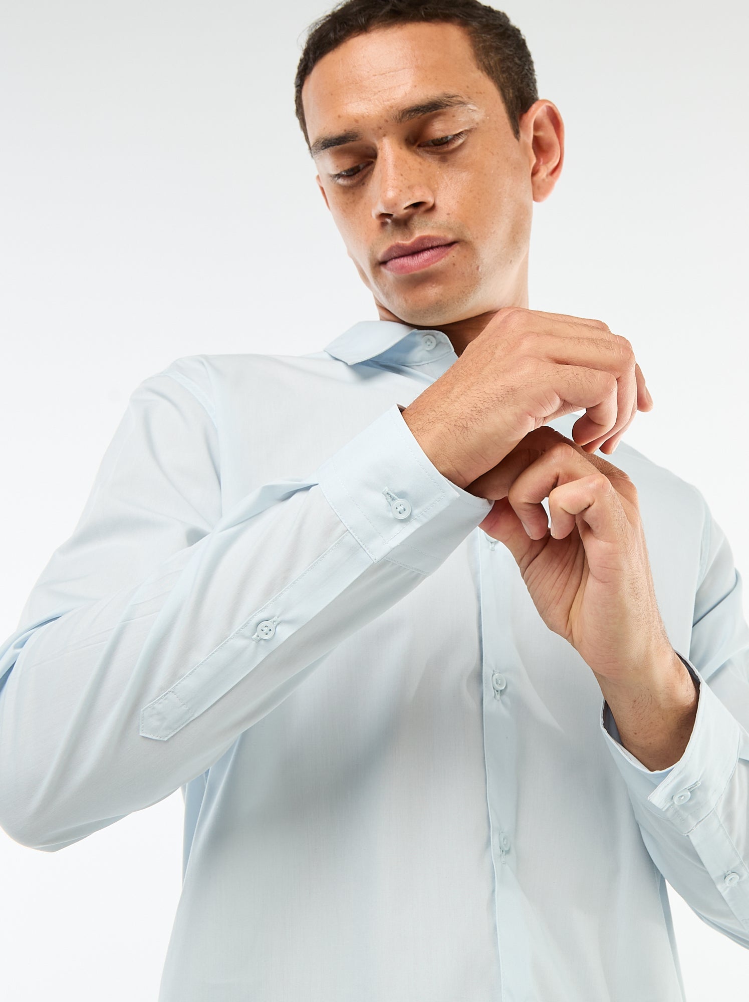 Chemise droite - Bleu
