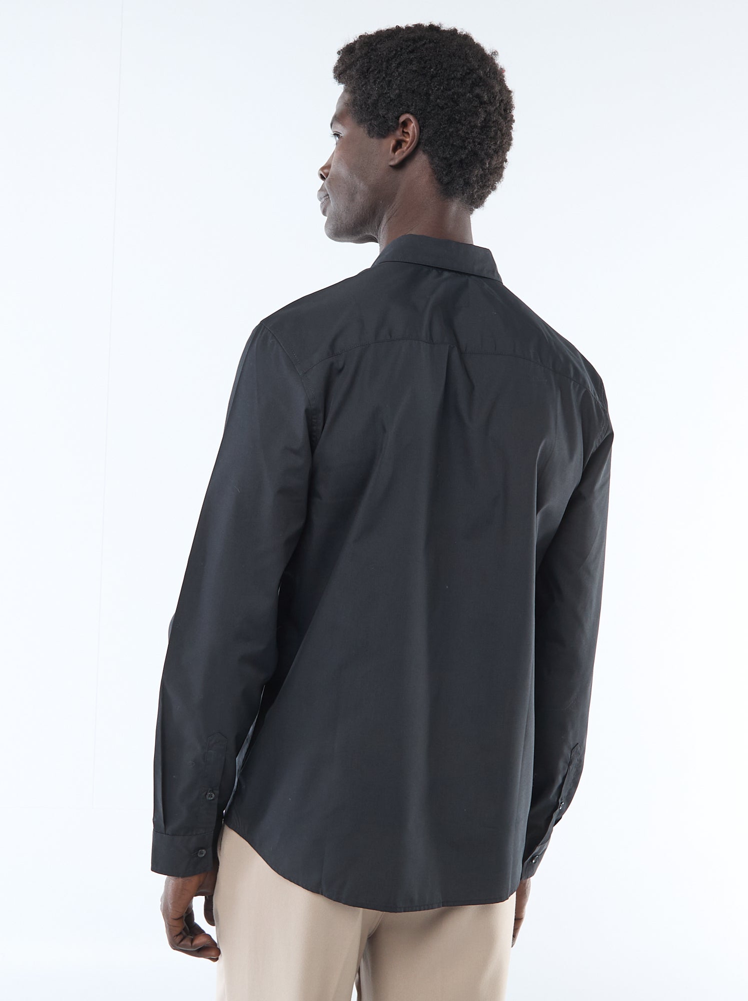 Chemise droite - Noir