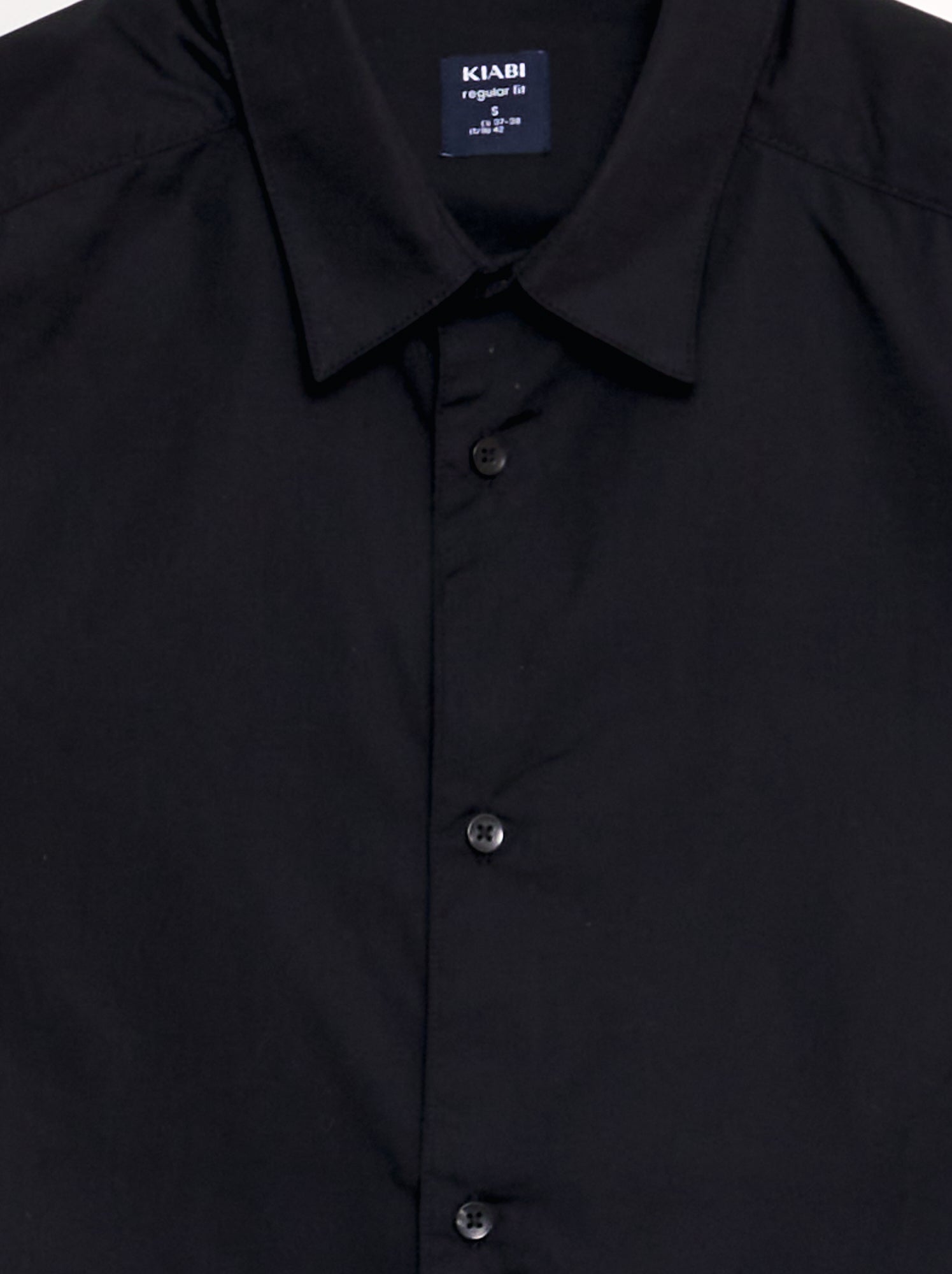 Chemise droite - Noir
