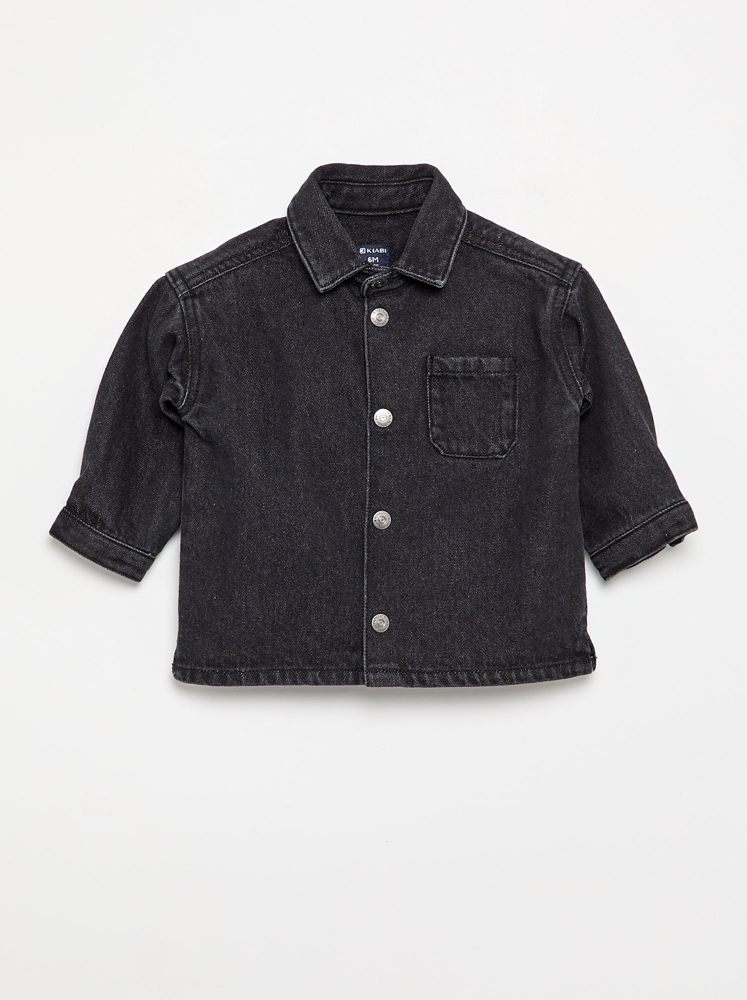Chemise en denim - Gris