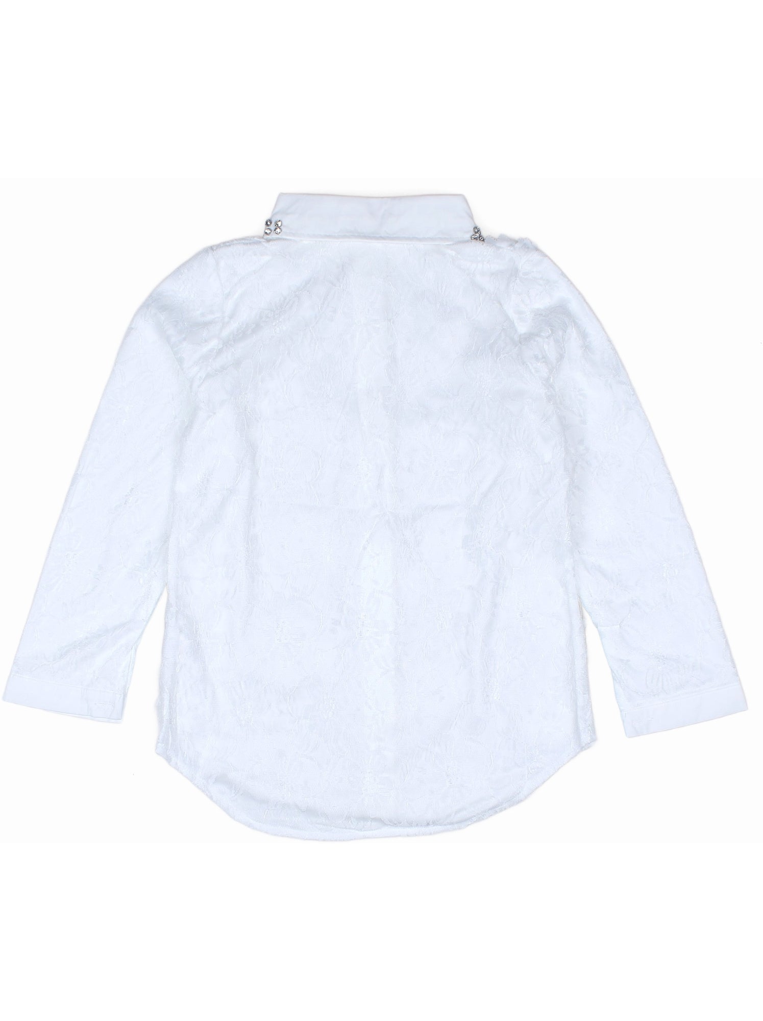 Chemise en dentelle - Kids Star - Blanc