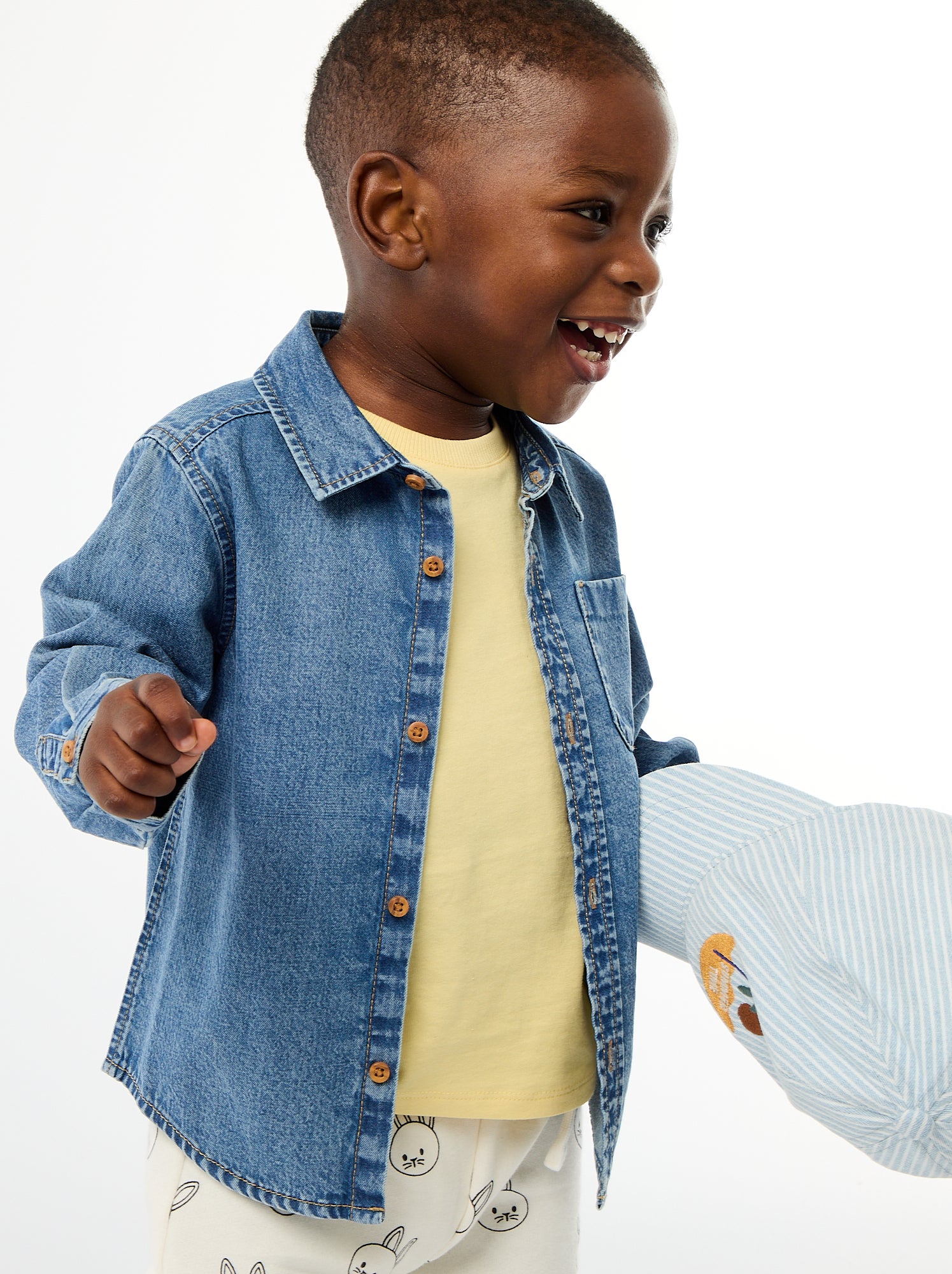 Chemise en jean regular fit - Bleu