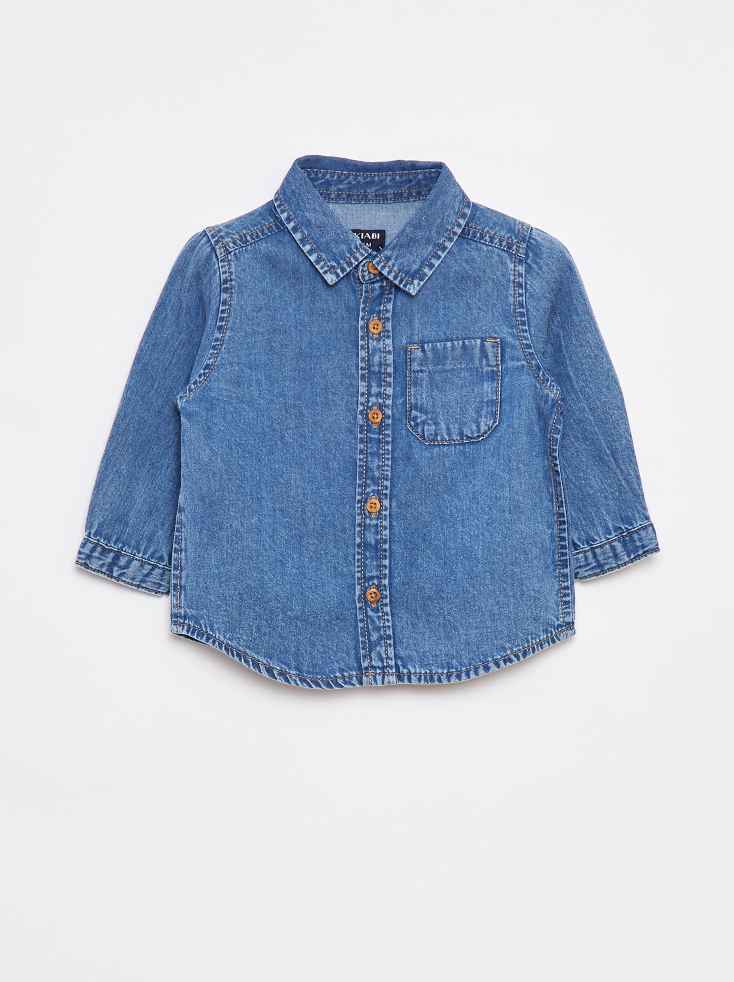 Chemise en jean regular fit - Bleu