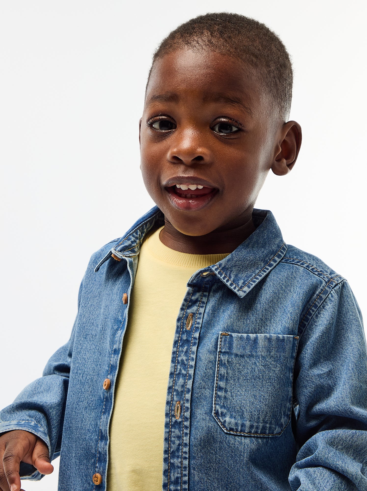Chemise en jean regular fit - Bleu