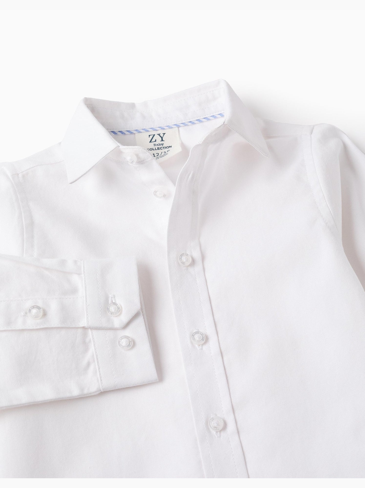 Chemise en oxford de coton - Blanc