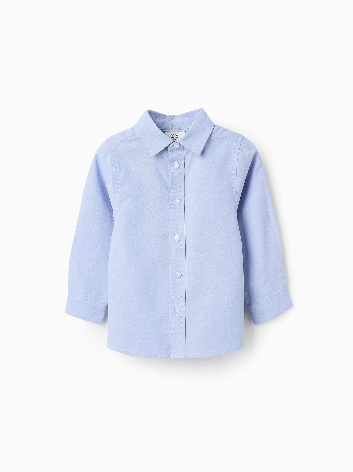 Chemise en oxford de coton - Bleu clair