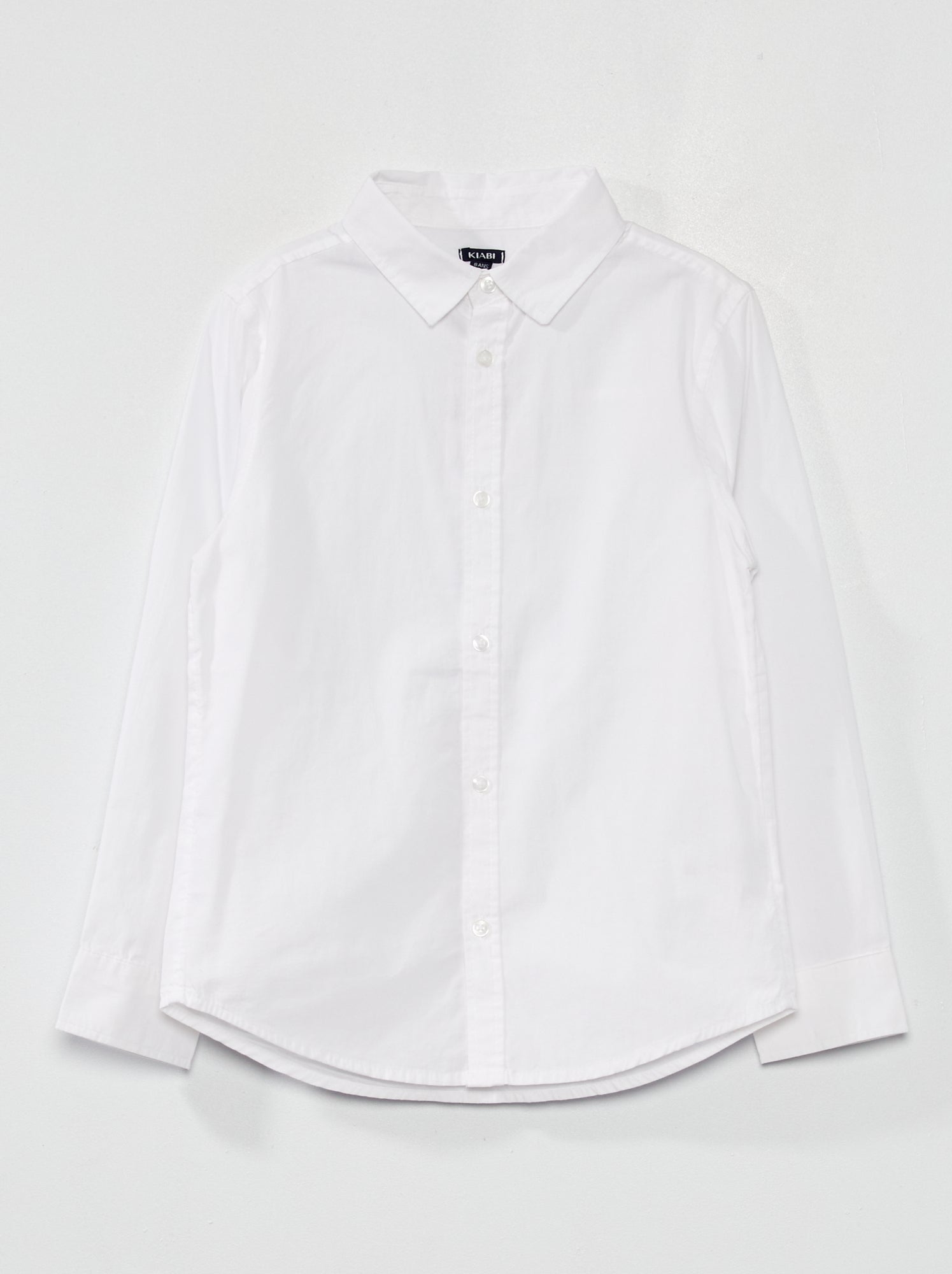 Chemise en popeline - blanc