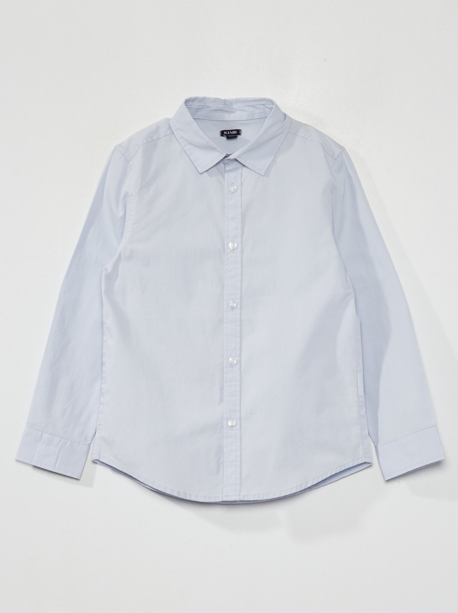 Chemise en popeline - Bleu