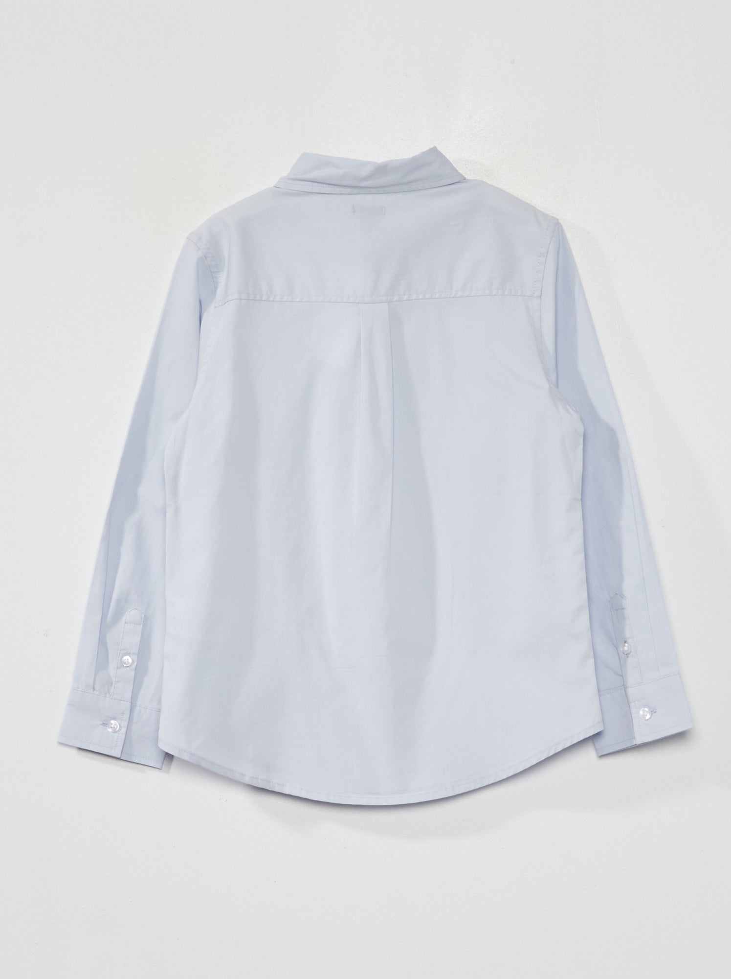 Chemise en popeline - Bleu