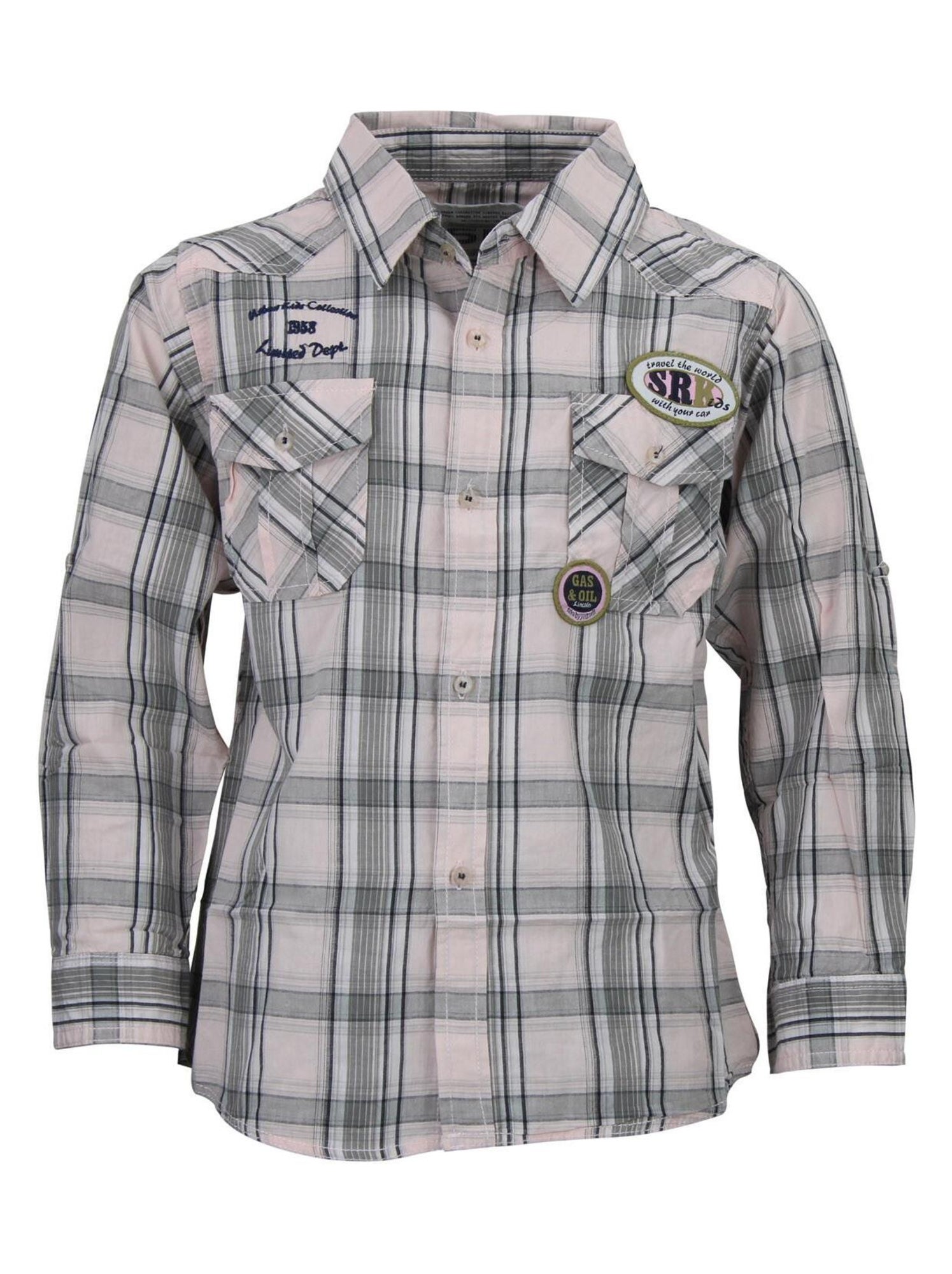Chemise garçon EVOC - SRK - Bleu marine