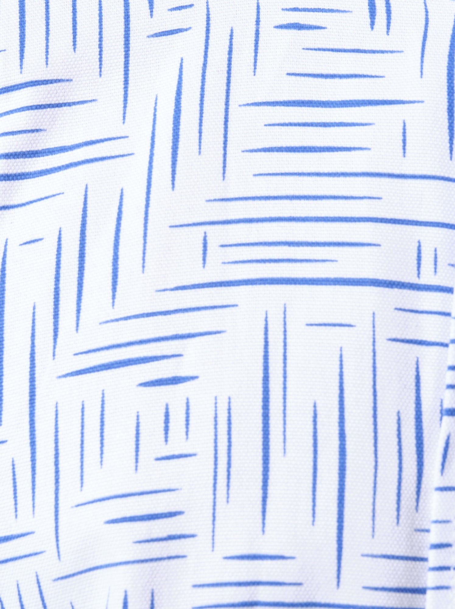 Chemise manches longues à motif - Bleu marine