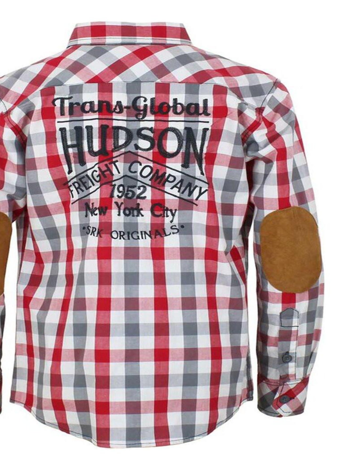 Chemise manches longues garçon ECAMDRY - SRK - Rouge