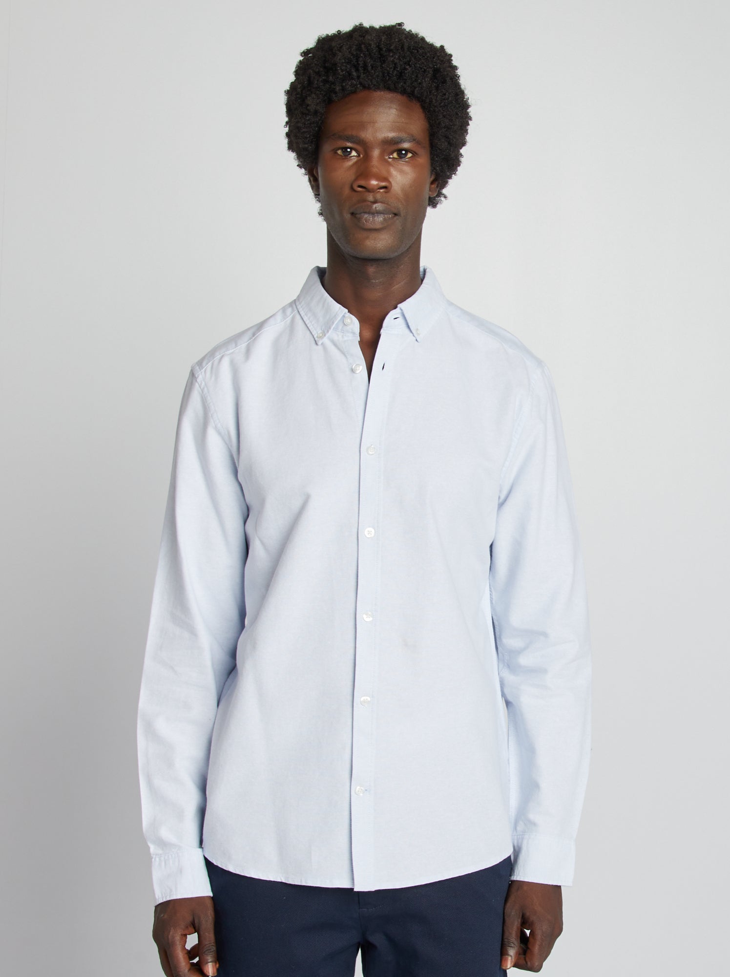 Chemise oxford regular fit - Bleu