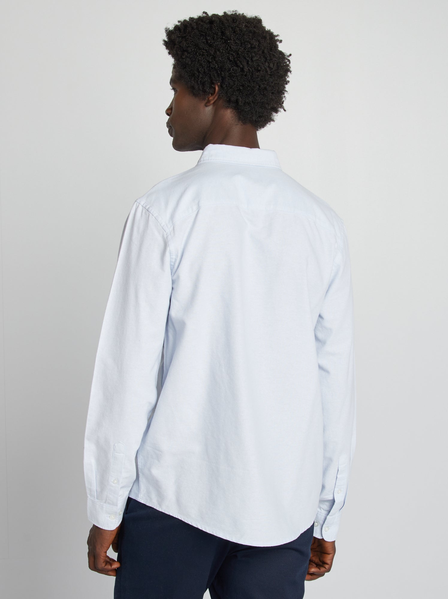 Chemise oxford regular fit - Bleu