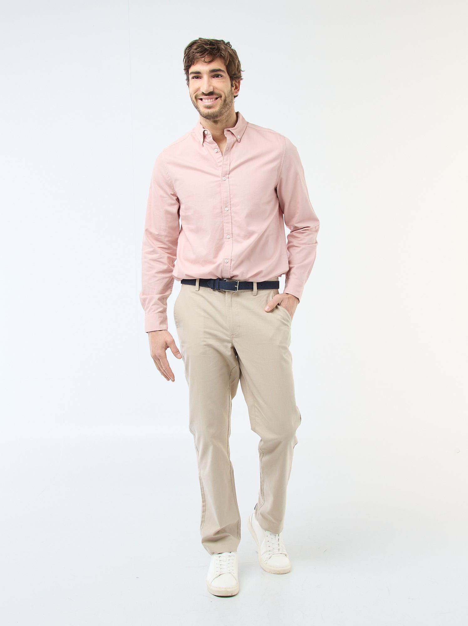 Chemise oxford regular fit - Rose