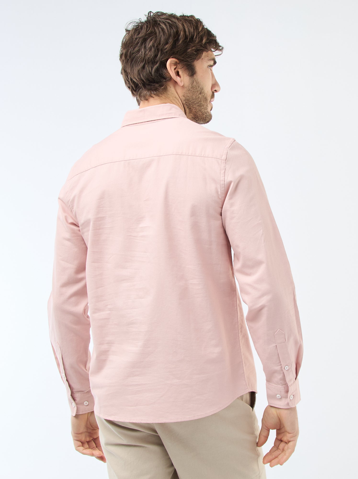 Chemise oxford regular fit - Rose