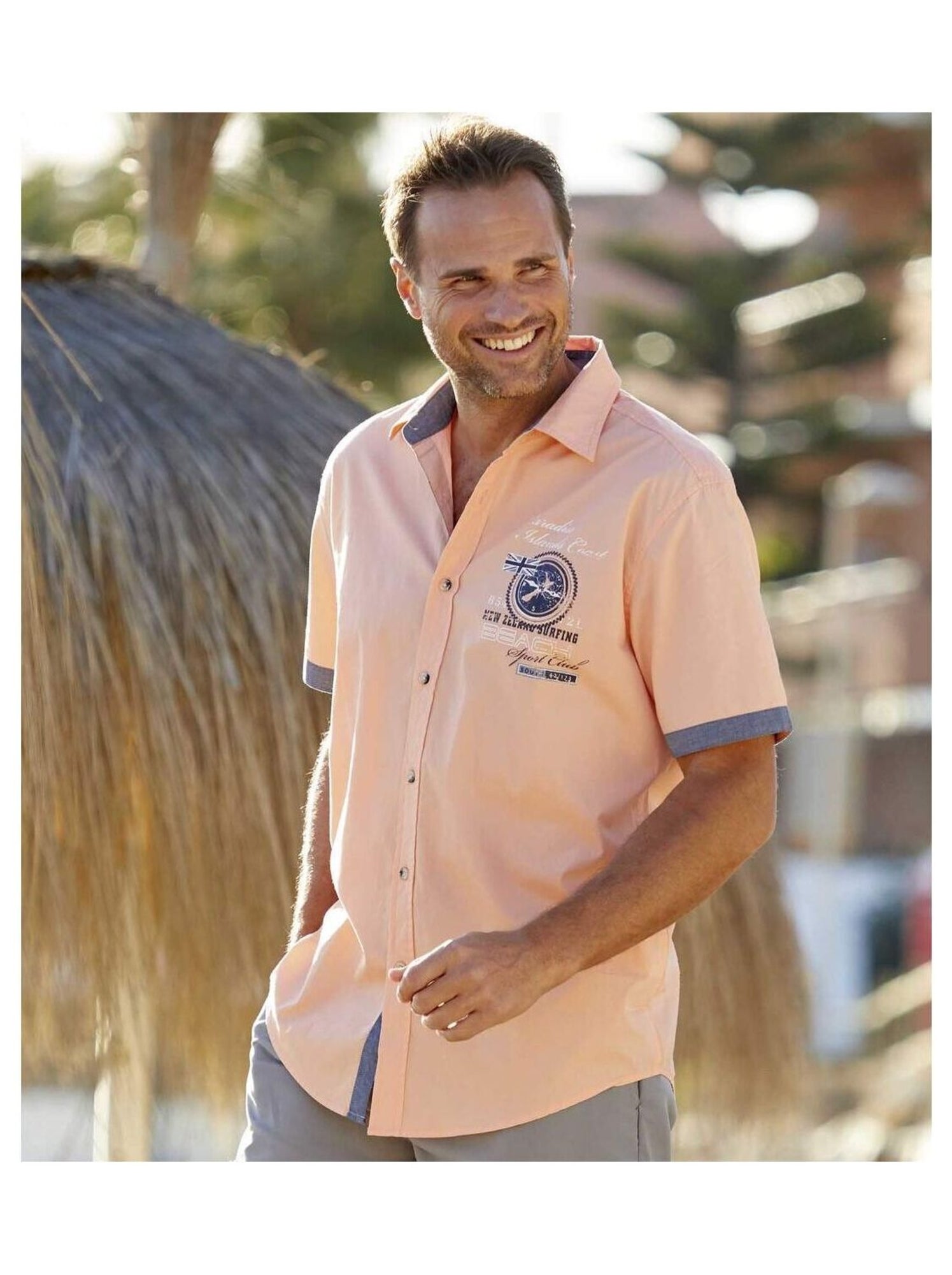 Chemise Paradise Coast  - ATLAS FOR MEN - Orange