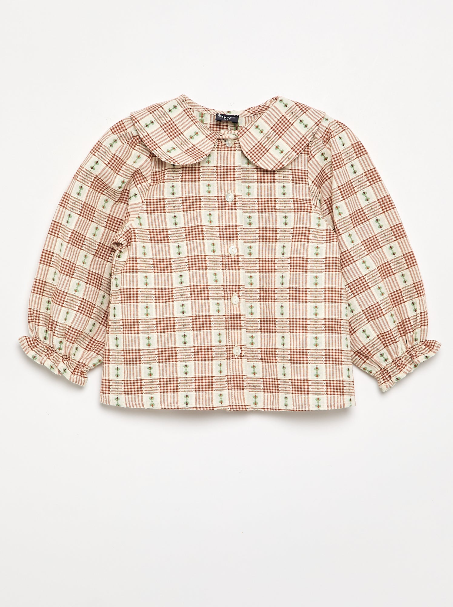 Chemisier à motif - Beige