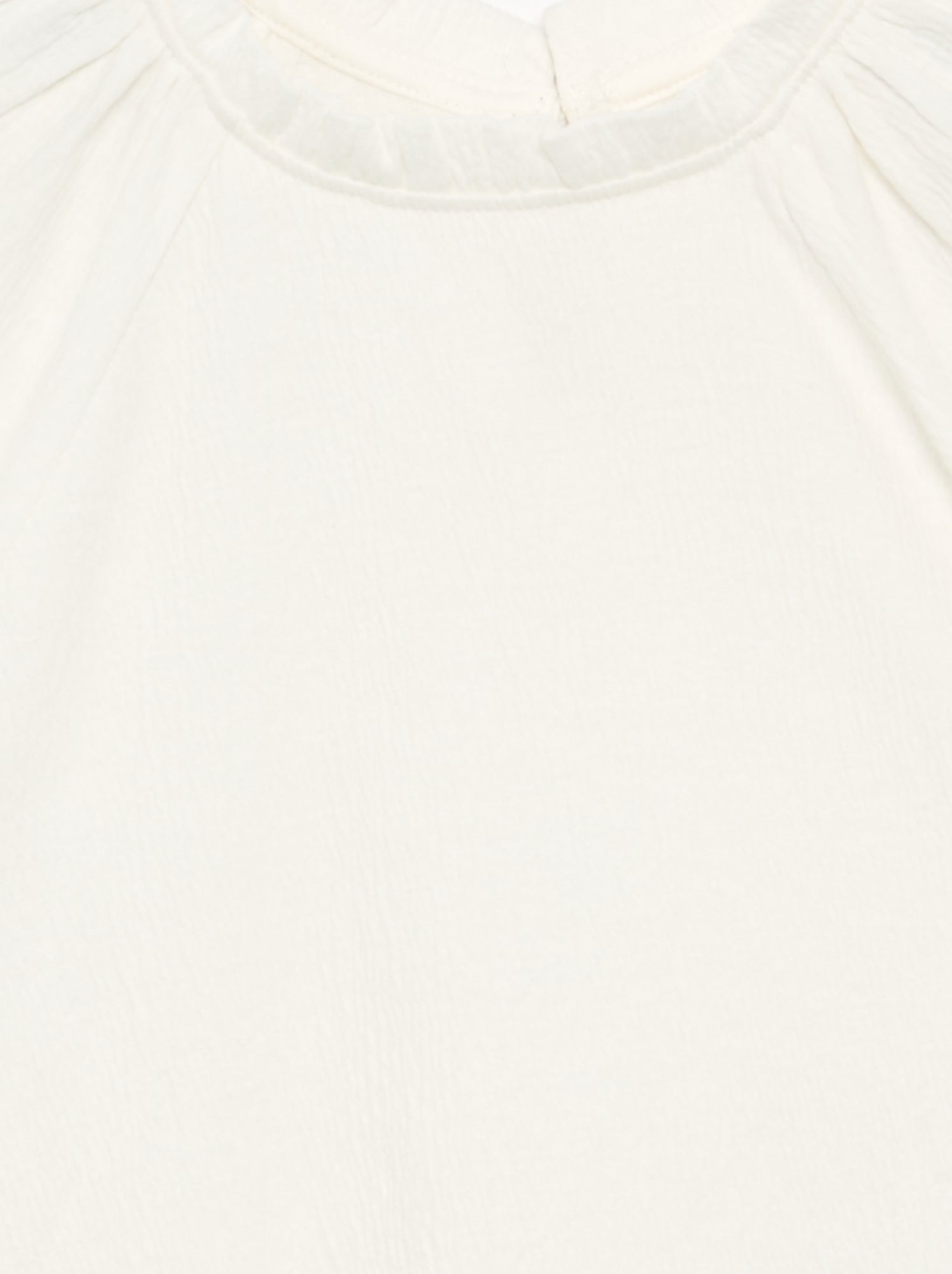 Chemisier effet blouse - Blanc
