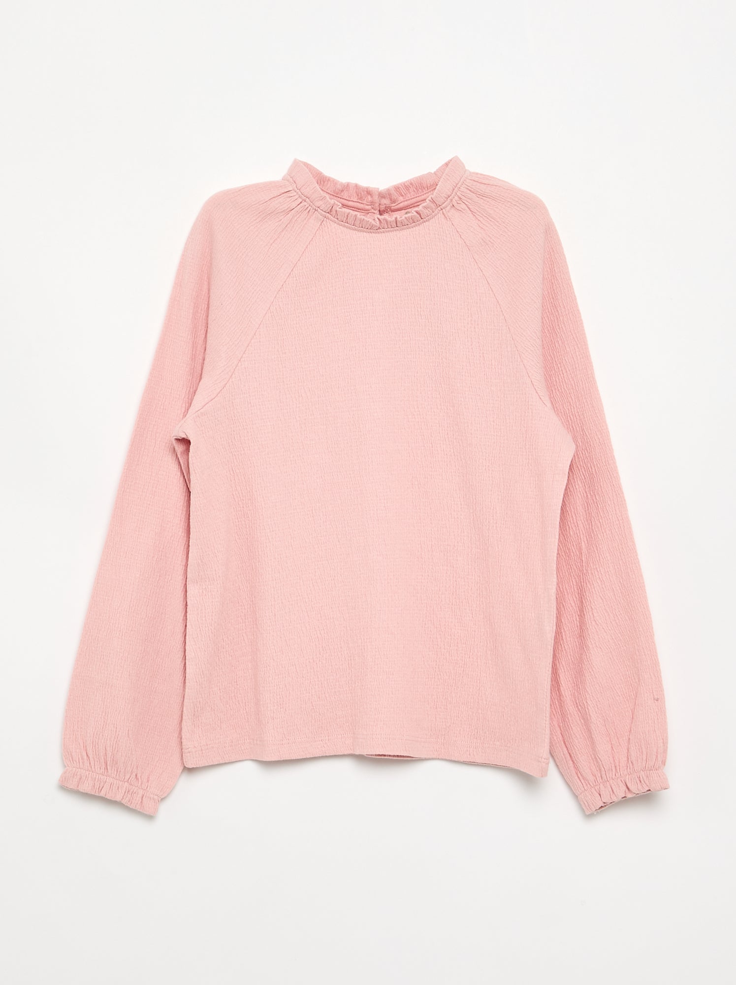 Chemisier effet blouse - Rose