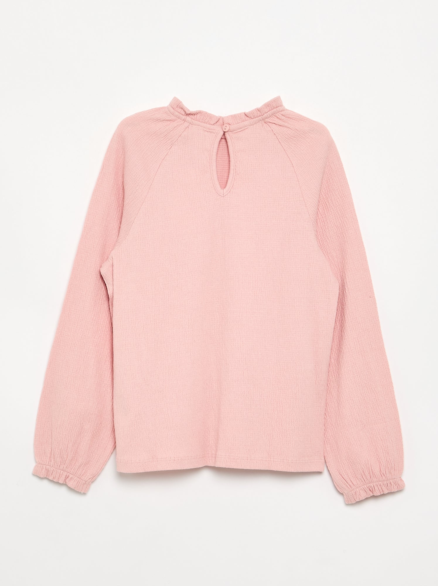Chemisier effet blouse - Rose