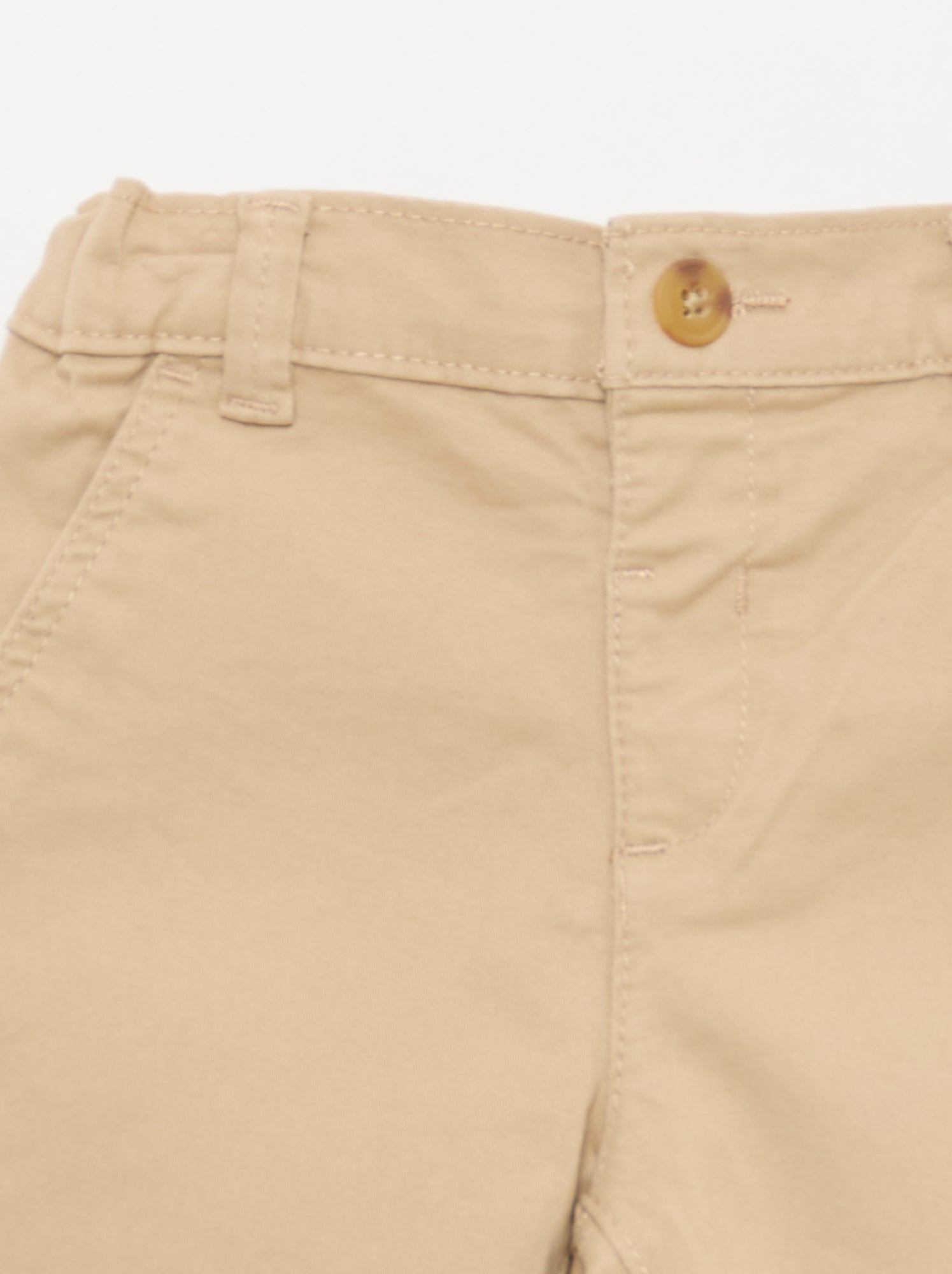 Chino droit en coton stretch - Beige (EWL38_1)