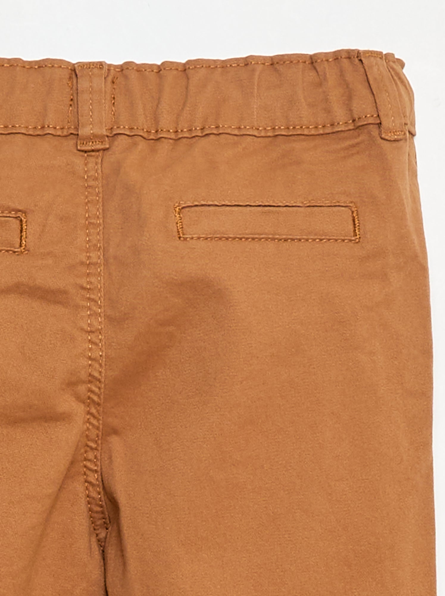 Chino droit en coton stretch - Beige (EWL38_3)