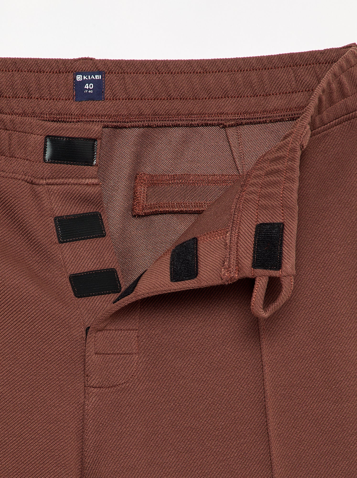 Chino regular uni - collection facile à enfiler - Marron