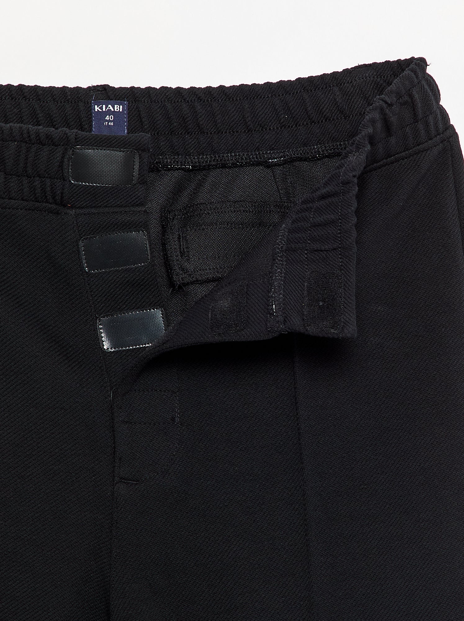 Chino regular uni - collection facile à enfiler - Noir