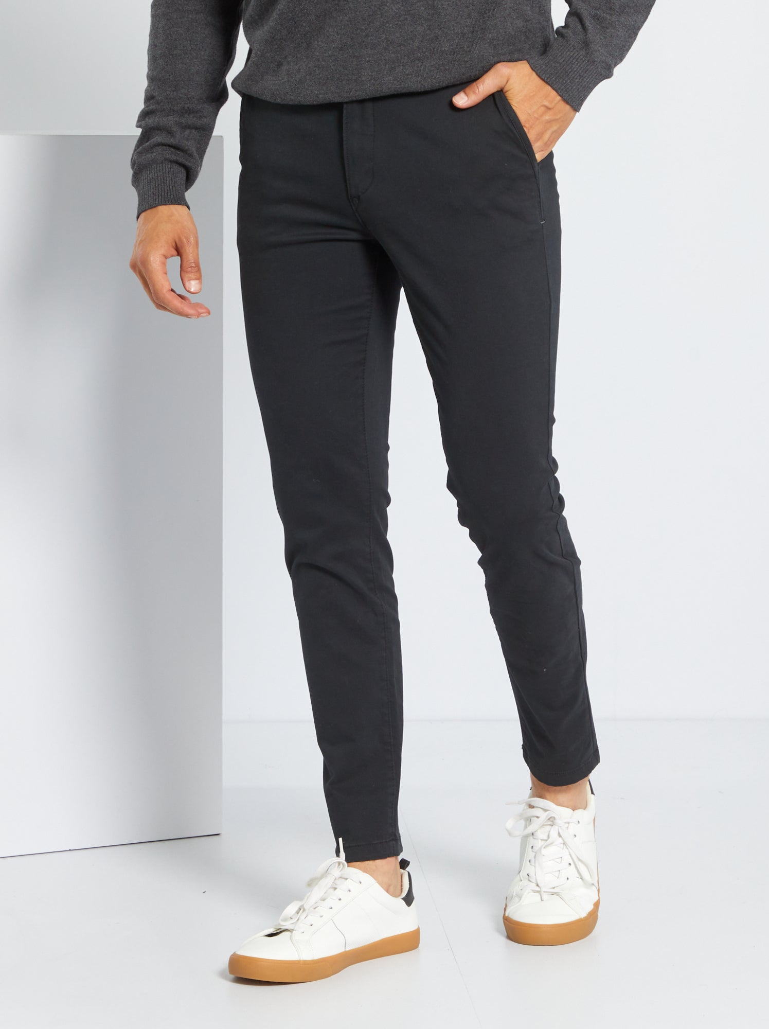 Chino skinny L30 - Noir